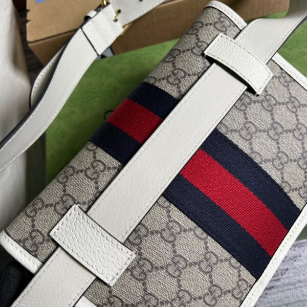gg Ophidia Belt Bag Beige And Ebony gg Supreme Canvas, A Material With Low Environmental Impact For Men? 8.7in/22cm gg 674081 96IWT 9794