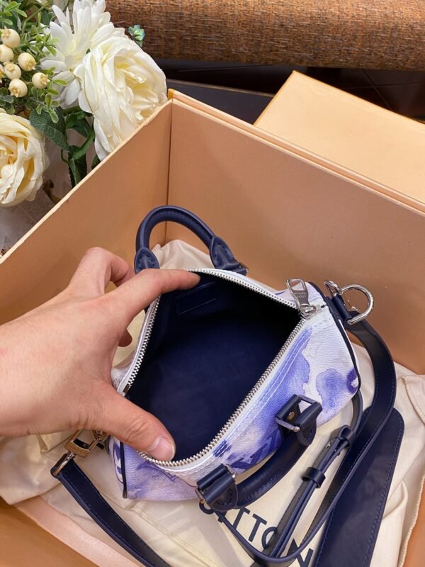 2cc92355 LV Keepall Xs Nano 21cm White-Blue