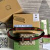 gg Ophidia Belt Bag With Web Beige/Ebony Soft gg Supreme Canvas? For Men 7.1in/18cm gg 699765 96IWG 8745