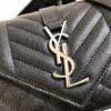 YSSL Envelope Small Bag In Mix Matelass¨¦ Grain De Poudre Black For Women 8.2in/21cm YSL 600195BOW921000