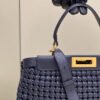 FI Mujer Peekaboo Iconic Navy Blue Bag For Woman 33cm/13in