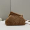 FI First Small Brown Mink Bag For Woman 26cm/10in