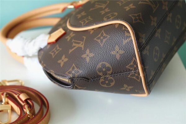 LV Ellipse BB Handbag Created By Nicolas Ghesquiere From Classic Monogram Canvas For Women Brown 23cm/8.9in LV