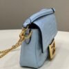 FI Baguette Blue For Women, Handbags, Shoulder And Crossbody Bags 7.5in/19cm FF 8BS017