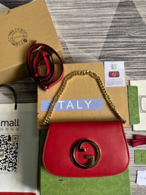 gg Blondie Shoulder Bag Red For Women, Women’s Bags 11in/28cm gg?
