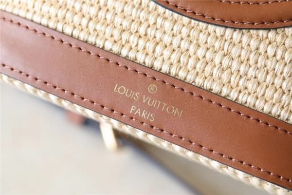 2fc53716 LV Petit Bucket Raffia Caramel Brown For Women, Women¡¯s Bags, Shoulder And Crossbody Bags 9.4in/24cm LV M59961