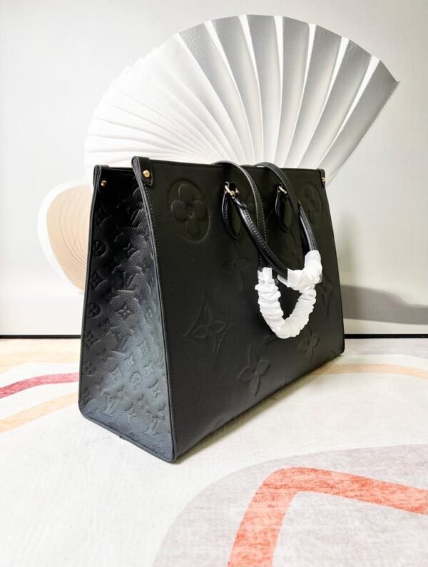 3-1-1 LV Onthego GM Monogram Empreinte Tote Bag Black For Women 41cm LV M44925