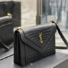 YSSL Gaby Satchel Bag In Black With Gold Toned Hardware For Women 10.2in/26cm YSl 695724DZEUW1000