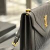 YSSL Gaby Satchel Bag In Black With Gold Toned Hardware For Women 10.2in/26cm 6688631EL071000