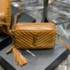 3-151 YSSL Lou Camera Bag Brown With Gold Toned Hardware For Women 9in/23cm YSL 6125441S7R77761