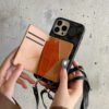 Coach iPhone Case With Wallet And  Strap Brown -SZK240402