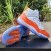 JORDAN 11 Orange and White
