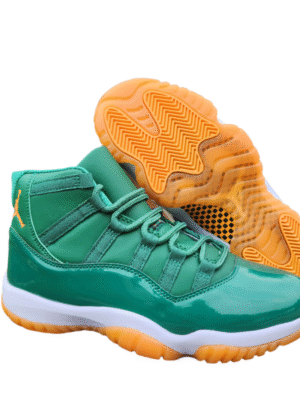 JORDAN 11 Green and Orange
