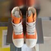 Rick Owens Orange High-Top Sneakers