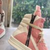 Rick Owens Geobasket Sneakers - Pink Pony Hair