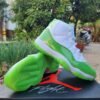 JORDAN 11 Green and White