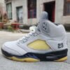 Jordan 5 Gray and Yellow