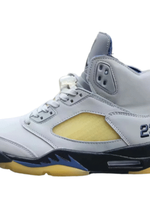 Jordan 5 Gray and Yellow