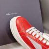 Rick Owens Low-Top Sneakers - Red Leather