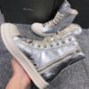 Rick Owens Metallic High-Top Sneakers