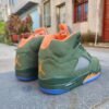 Jordan 5 green and orange