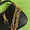 gg Jackie 1961 Lizard Mini Bag Black For Women, Women’s Bags 7.5in/19cm gg ?675799 LUZ0G 1000
