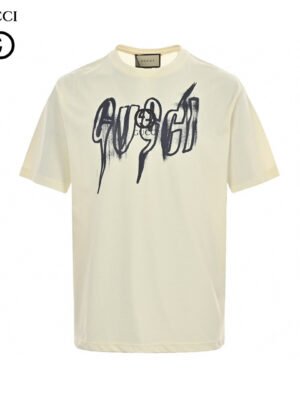 Gucci Graphic Cream T-Shirt