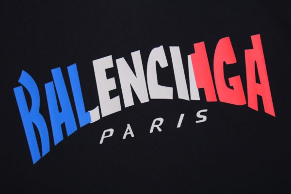 31b9d0b4 BALENCIAGA FRANCE GRADIENT LOGO T-SHIRT