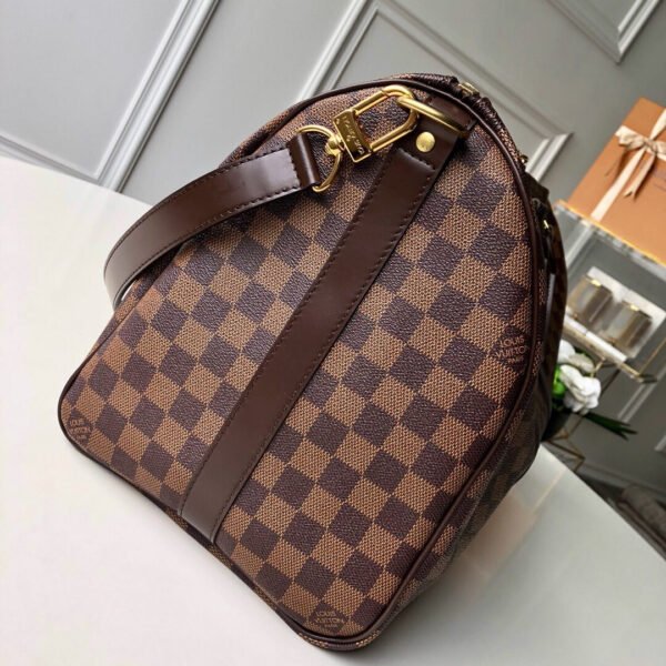 LV Keepall Bandouli¨¨re 45 Damier Ebene Canvas For Women, WoBags 17.7in/45cm LV N41428