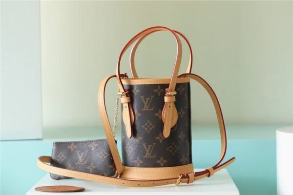 329ceaae LV Nano Bucket Bag Monogram Canvas Brown For Women Brown 6.7in/17cm LV?