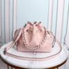 LV Bella Bucket Bag Mahina Magnolia Pink For Women, Women’s Handbags, Shoulder And Crossbody Bags 7.5in/22cm LV M57068