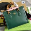 gg Diana Small Tote Bag Green For Women, Women’s Bags 11in/27cm gg ?