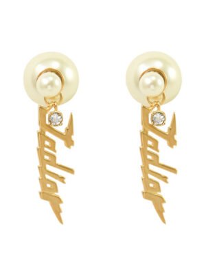 18K CD Tribales Vintage Earrings