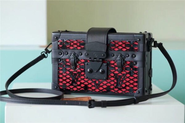 358e7f3f LV Petite Malle Monogram Black For Women, Women¡¯s Handbags, Shoulder And Crossbody Bags 7.9in/20cm LV M20353