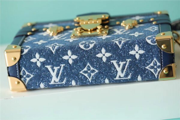 35bfe7fa LV Petite Malle Jacquard Since 1854 Blue For Women, Women¡¯s Handbags, Shoulder Bags And Crossbody Bags 7.5in/19cm LV?