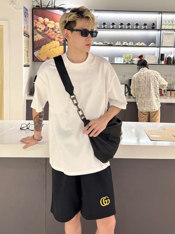 364b05dd Loewe Embroidered Logo T-Shirt (White)