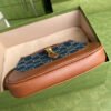 gg Jackie 1961 Mini Shoulder Bag Blue And Ivory gg Jacquard Denim For Women 7.5in/19cm gg ?637092 2KQgg 8375