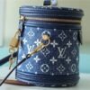 LV Cannes Monogram Denim By Nicolas Ghesquiere For Women, Women’s Bags, Shoulder And Crossbody Bags 6.7in/17cm LV