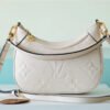 LV Bagatelle Monogram Empreinte Creme Beige For Women,  Shoulder And Crossbody Bags 22cm/8.7in LV M46099