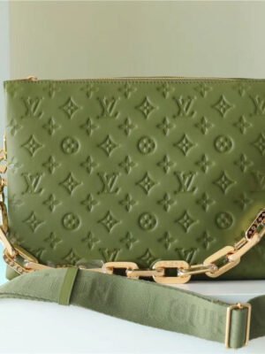 LV Coussin MM Monogram Khaki For Women, Women¡¯s Handbags, Shoulder And Crossbody Bags 13.4in/34cm LV M20568
