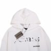 Balenciaga White Logo Hoodie