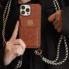Loe Card Holder Leather iPhone Case