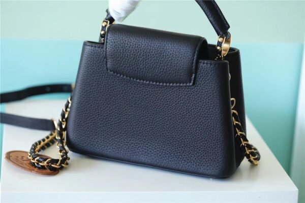 3a064aa8 LV Capucines Mini Taurillon Black For Women, Shoulder And Crossbody Bags 21cm/8.3in LV