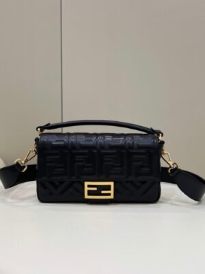 FI Baguette Black For Women, Handbags, Shoulder And Crossbody Bags 10.6in/27cm FF 8BR600A72VF15ZW