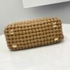 FI Peekaboo Mini Light Brown Braided Bag For Woman 18cm/7in