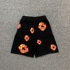 3aa6ca2e DENIM TEARS x OFFSET COTTON WREATH SHORTS BLACK