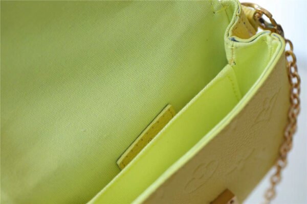 LV Micro Metis Monogram Empreinte Yellow For Women, Women¡¯s Handbags, Shoulder And Crossbody Bags 5.5in/14cm LV M81407