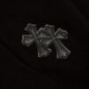 CHROME HEARTS BLACK CROSS PATCH HOODIE BLACK