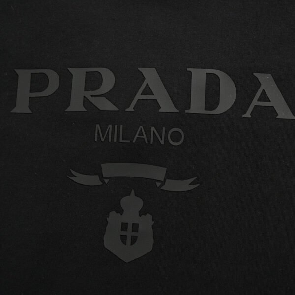 Prada T-Shirt - Black with Subtle Branding