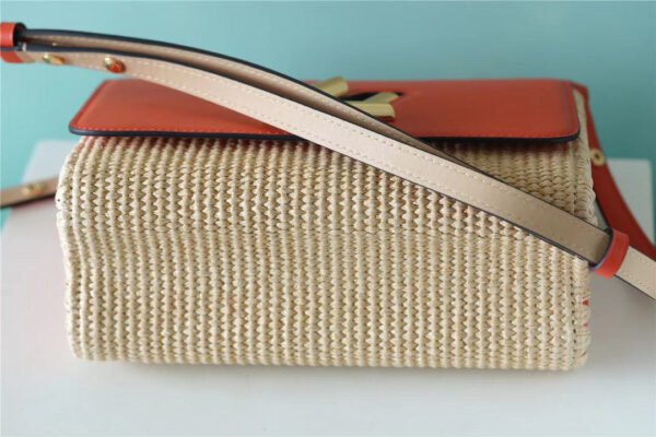 3c2fcf86 LV Twist MM Raffia Caramel For Women, Shoulder And Crossbody Bags 9.1in/23cm LV M57648